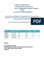 Project Proposal For DST & Texas Instruments Inc. India Innovation Challenge Design Contest 2016 Anchored by IIM Bangalore
