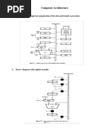 Computer Architecture: 1. Draw A Diagram Single Bus Organization of The Data Path Inside A Processor