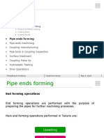 Metal Cutting and Pipe End Processing Agenda