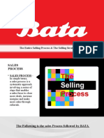 The Entire Selling Process & The Selling Strategy of Bata