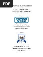 NTPC Singrauli Thermal Power Station Report | PDF | Boiler | Battery ...