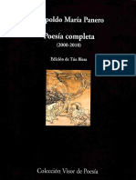 Poesía Completa 2000 2010 Leopoldo María Panero PDF