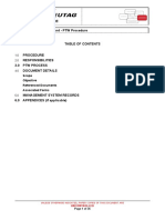Procedure Title: Land - PTW Procedure: Scope Objective Referenced Documents Associated Forms