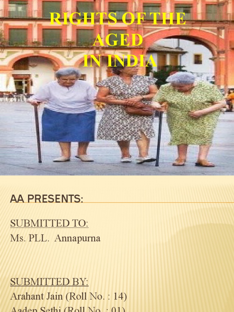 Rights of Senior Citizens in India | PDF | Grandparent | Social ...