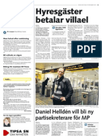 Daniel Helldén Vill Bli Ny Partisekreterare För MP