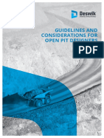 Guidelines and Considerations For Open Pit Designers: March 2018