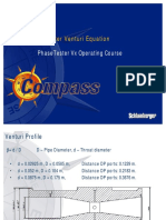 Phasetester Venturi Equation: Phasetester VX Operating Course