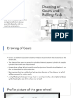 Drawing of Gears and Rolling Pads