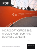 Microsoft Office 365: A Guide For Tech and Business Leaders: by Mark Kaelin