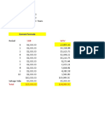 Depreciation Calculation in Excel