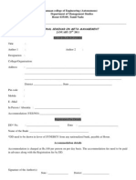 NSMM Registration Form