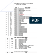 Food Chemistry MF 203/ Food Composition and Analysis MW202 Semester May - Aug 2020 Teaching Plan Week Date Time Topic/Activity