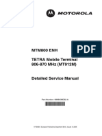 Mtm800 Enh Tetra Mobile Terminal 806-870 MHZ (Mt912M) : Part Number: 6866539D32-A