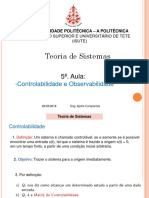 Aula 5-Controlabilidade e Observabilidade