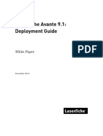 Laserfiche Avante 9.1: Deployment Guide: White Paper