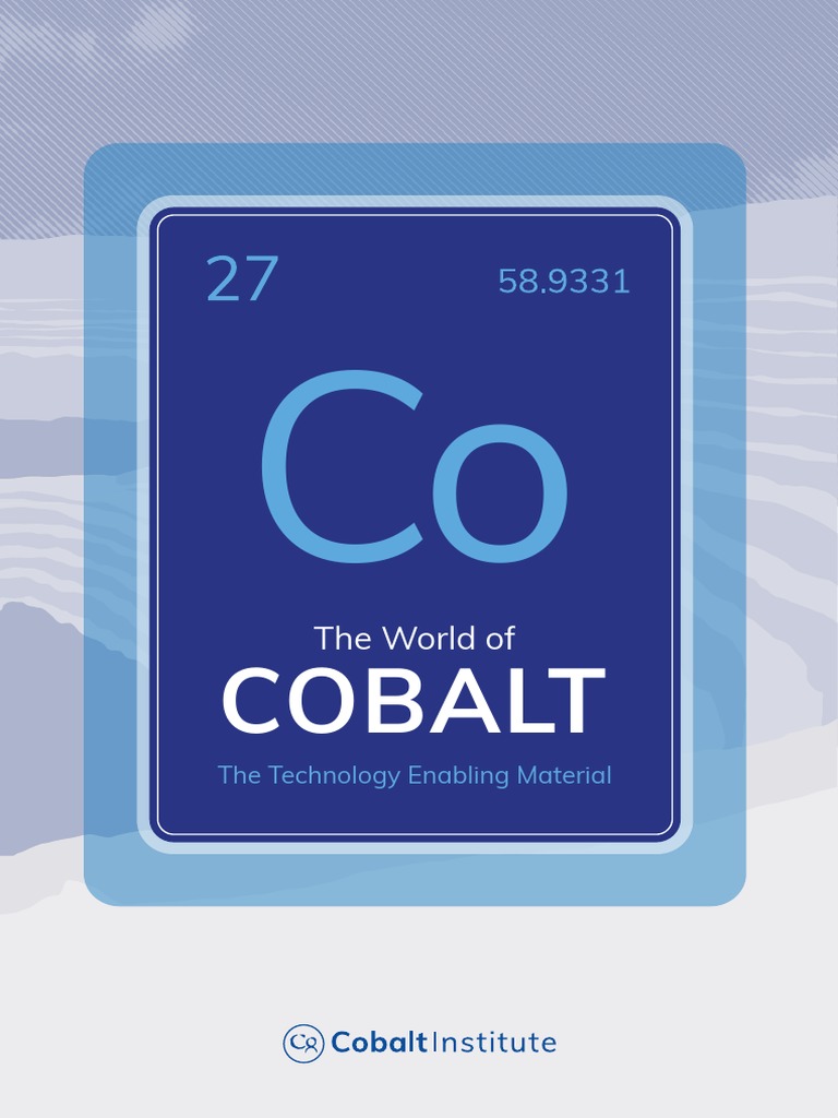 Infographic World of Cobalt PDF Cobalt Electric Vehicle