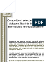 Competitie Si Selectie in Sist Biologice