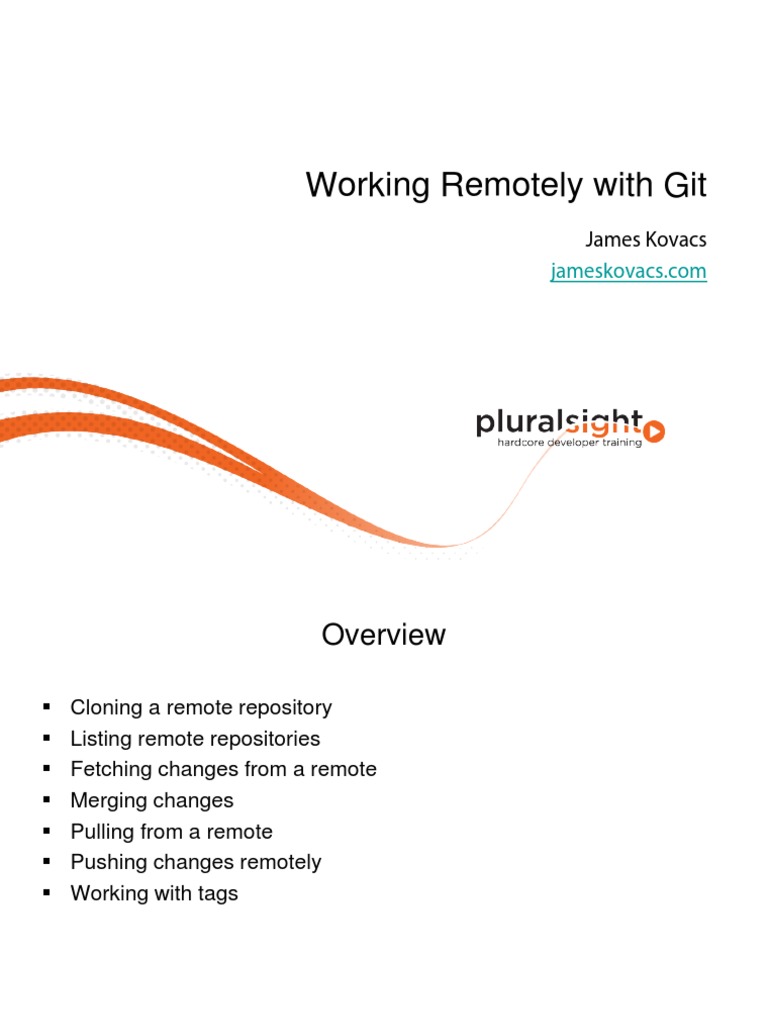 Remote Git Workflow Guide | PDF