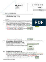 Excel Skills For Business: Intermediate II: Week 2: Conditional Logic