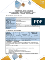 Guía de actividades y rúbrica de evaluación - Paso 3 - Fundamentación y diseño de un instrumento.pdf