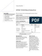 DOWSIL™ DS-2025 Silicone Cleaning Solvent: Features Applications