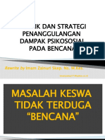 Dampak Psikososial Bencana