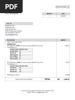 Invoice: SJK© Puay Chai