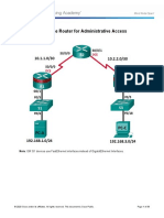 Lab 01 - Securing The Router For Administrative Access