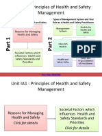 Unit IA1: Principles of Health and Safety Management