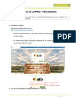 Manual de Usuario - Proveedores Portal AIB