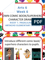 Arts 6 Q1W6 Own Comic Booksuperhero