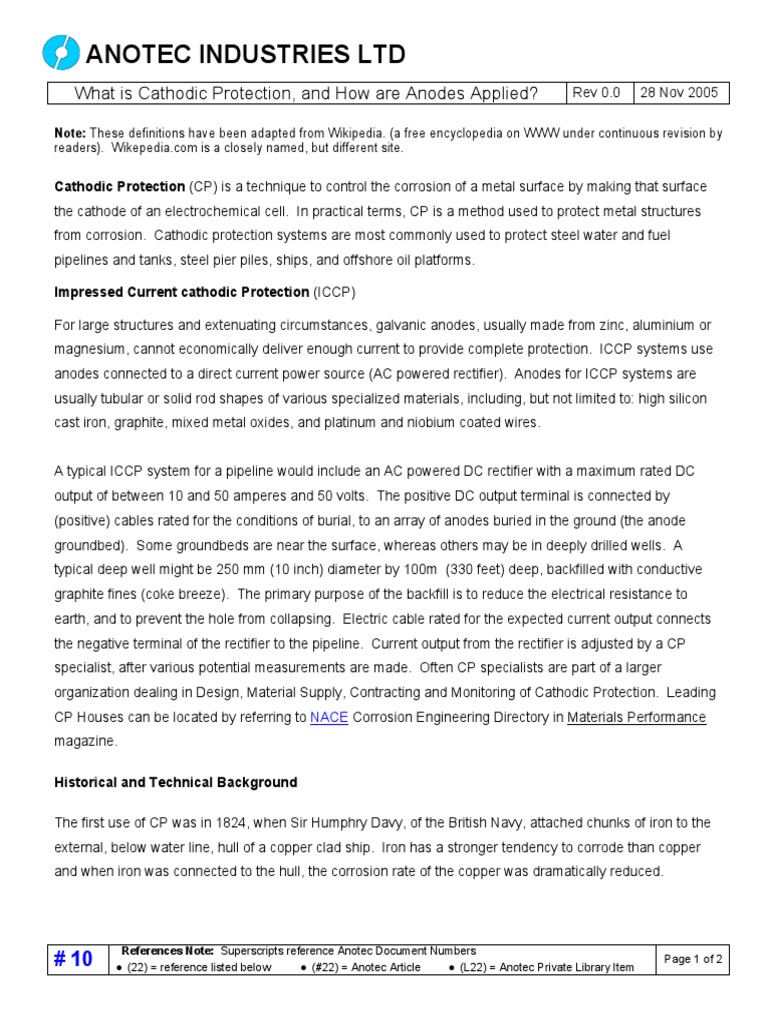 Understanding Cathodic Protection Systems | PDF | Corrosion | Anode