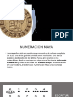 Sistema de Numeracion Maya y Romana