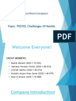 Pestel Challenges of Nestle BD, India, Switzerland Comparisons
