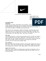 Backgrounder Nike History