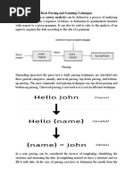 Basic Parsing Techniques