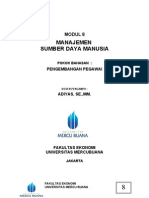 Manajemen Sumber Daya Manusia: Modul 8