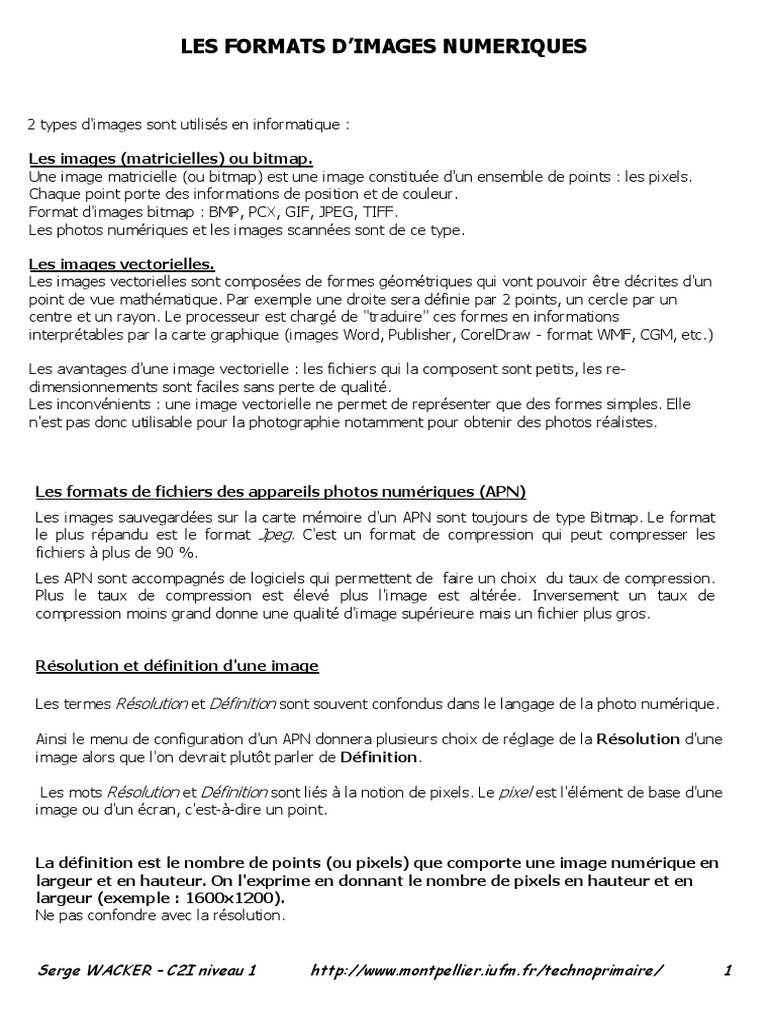 Formats Image | PDF | Image numérique | Adobe Flash