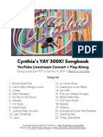 Cynthia's YAY 300K Songbook