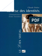 (DUBAR, C.) La Crise Des Identités PDF