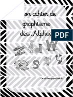 Cahier de Graphisme Alphas PDF