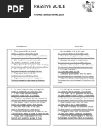 Passive Voice: Turn These Sentences Into The Passive