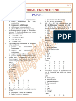IES-Obj-Electrical Engineering-1999 Paper-I