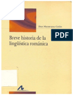 Breve Historia de La Lingistica Romanica PDF