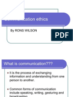 What Is Commuication - Rons