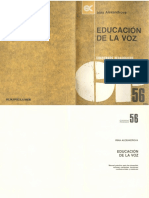 Educación de la voz