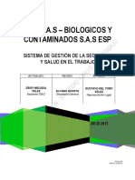 Sistema de Gestión SST Biológicos