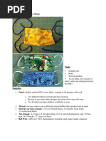 Free Full Face Mask Template Guide | PDF | Seam (Sewing) | Sewing