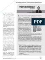 El Respeto Del Principio Non Bis in Ídem en Las Contrataciones Del Estado