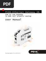 User Manual: PCAN-Ethernet Gateway DR